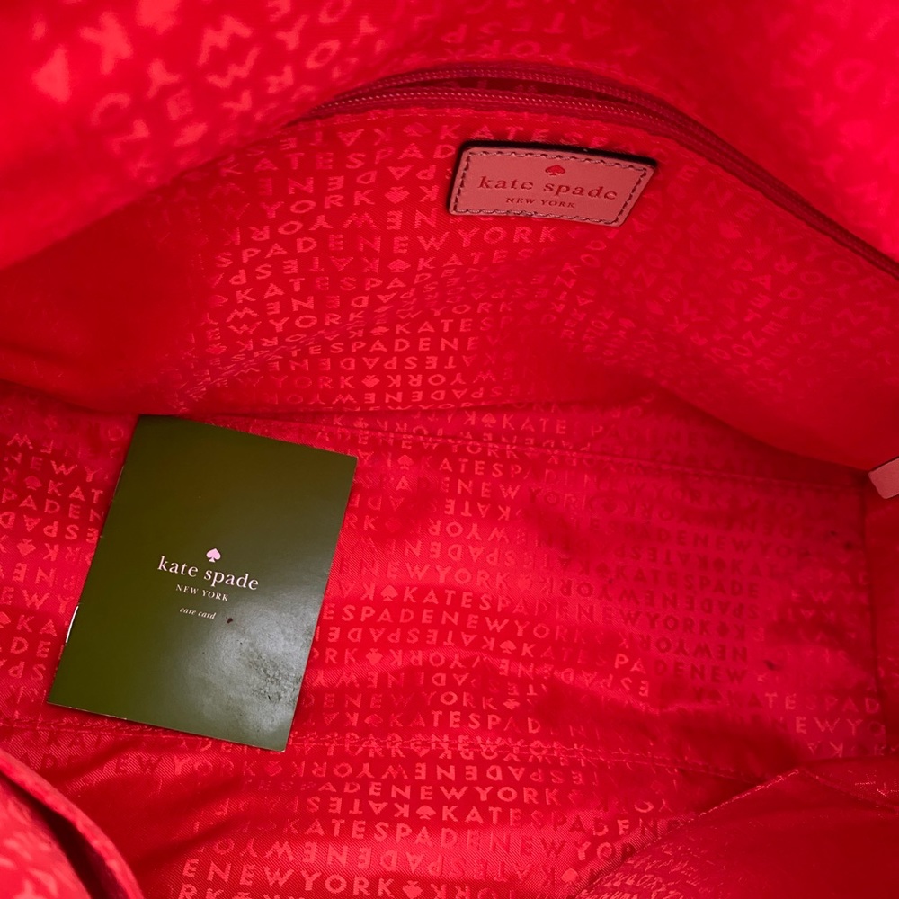 KATE SPADE red handbag - Picture 3 of 5